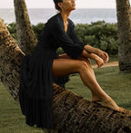 Susie Button-up Cotton Beach Cover-up
