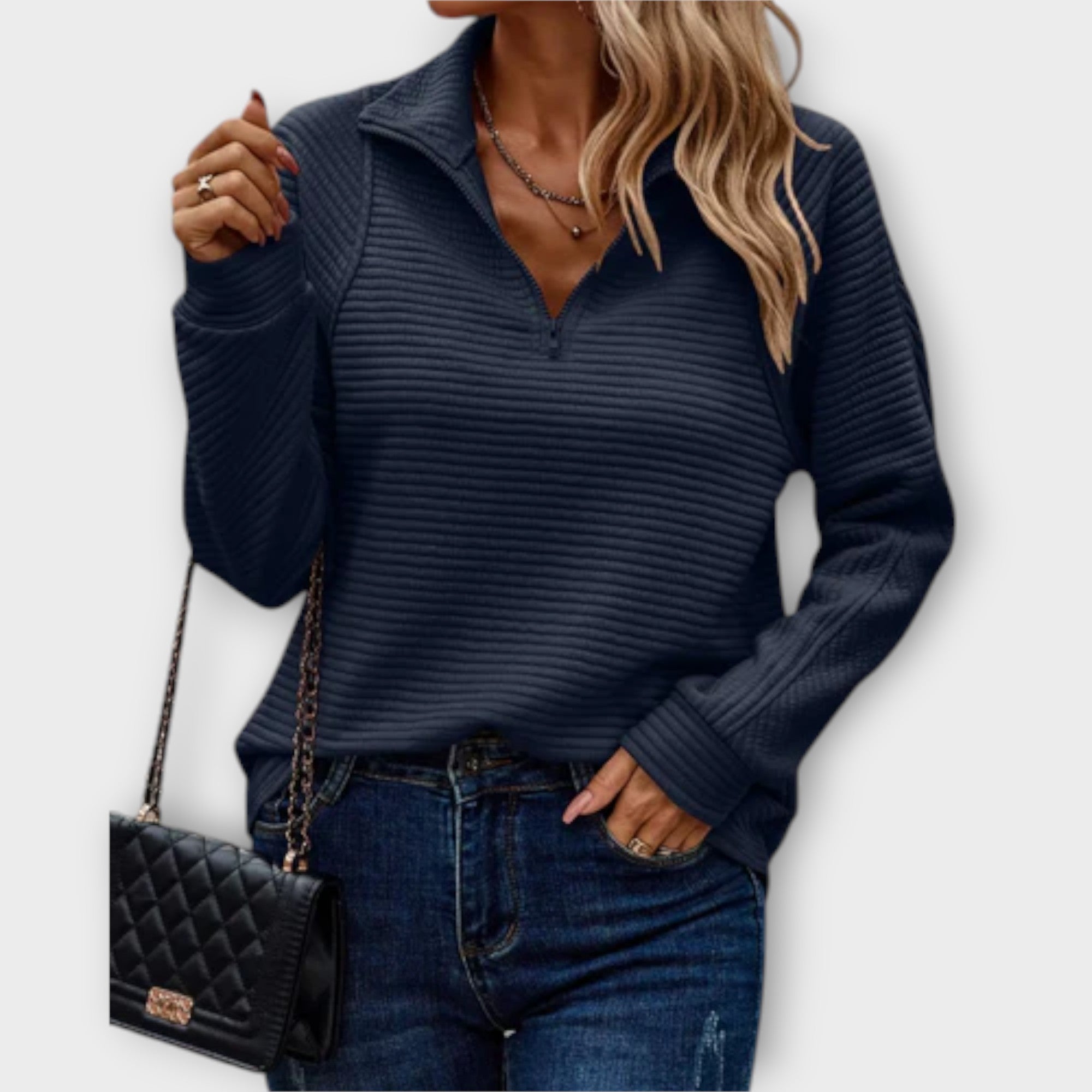 Vilja - Half-zip sweater