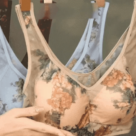 Super gather bra | Ice Silk Lace Cooling Comfort Bra
