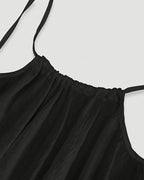 Women's Solid Color Backless Cami Dress