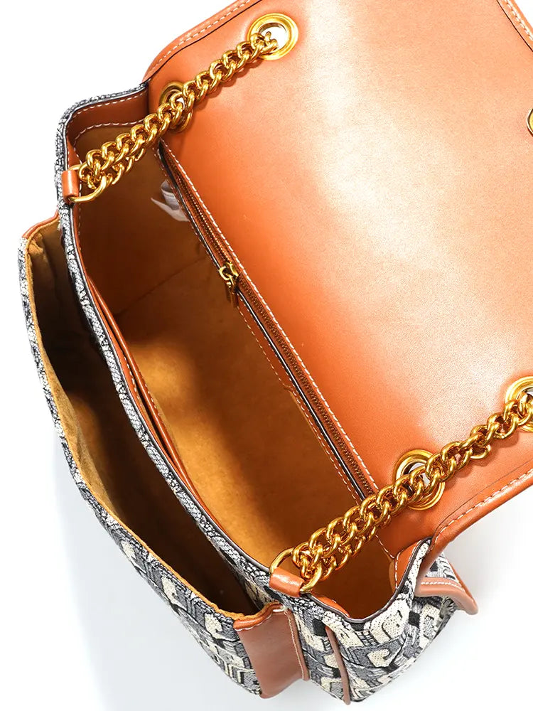 G-Jacquard Fabric Mini Crossbody Box Bag
