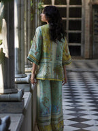 Flair Fusion Flowers Pants Set