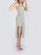 Seersucker Olive Midi Tunic Shorts Sets