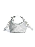 Handwoven Handheld Leather Bag
