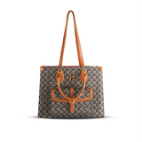 Large Capacity Letter Print Underarm Tote Bag