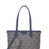 Jacquard Star Rhinestone Tote Bag