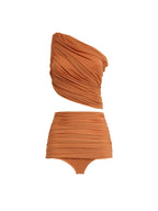 Retro Mesh Patchwork Bikini Set