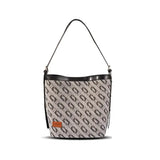 Washed Denim Commuter Crossbody Bag
