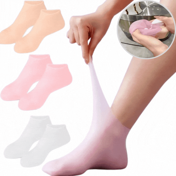 Moisturizing Silicone Socks – Deep Hydration and Relief for Dry Feet
