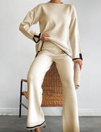 Classy Elastic Knit Lounge Set
