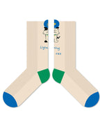 Cute Cartoon Kitty Mid-Calf Socks