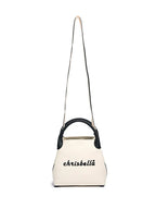 New High-End Letter Canvas Tote with Detachable Strap