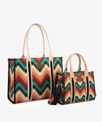 Wrangler Southwestern Pattern Concealed Carry Wide Tote Collection