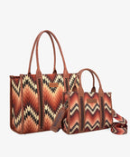 Wrangler Southwestern Pattern Concealed Carry Wide Tote Collection
