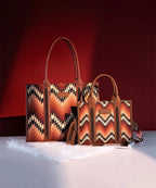 Wrangler Southwestern Pattern Concealed Carry Wide Tote Collection