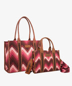 Wrangler Southwestern Pattern Concealed Carry Wide Tote Collection