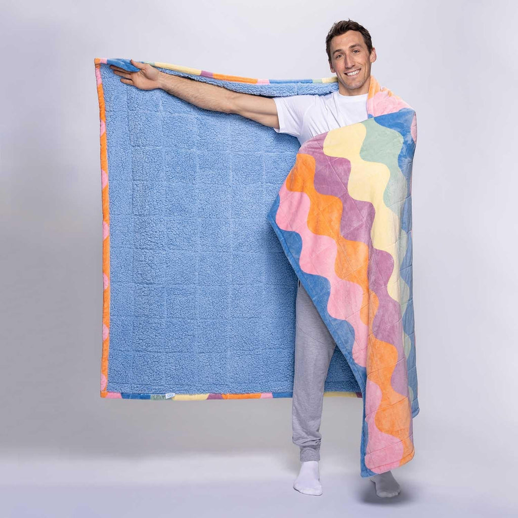 Pastel Wave Blanket