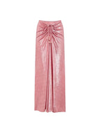 Pink Glossy One-Piece with 3D Butterfly