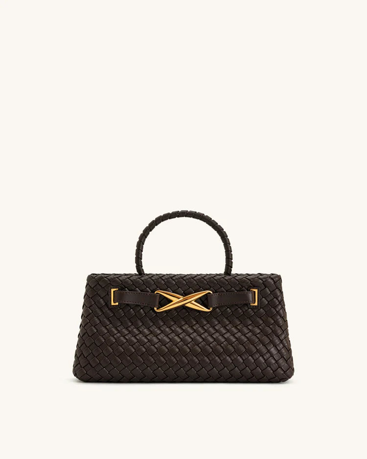 Vienna™ Woven Bag – Structured Elegance with Timeless Detail