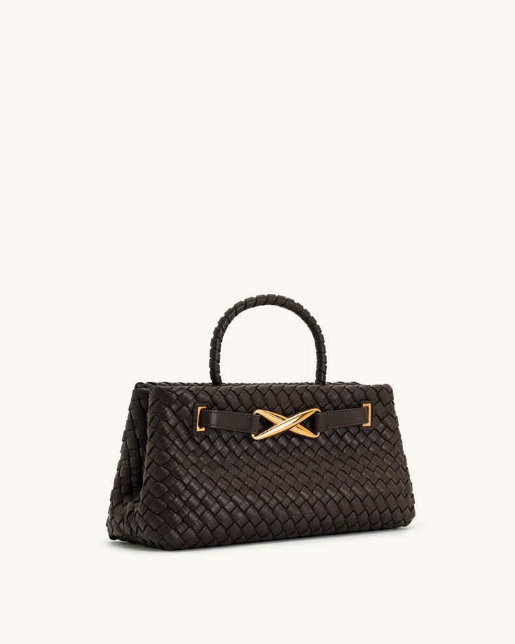 Vienna™ Woven Bag – Structured Elegance with Timeless Detail