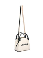 New High-End Letter Canvas Tote with Detachable Strap