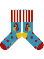 Cute Cartoon Illustration Mid-Calf Socks