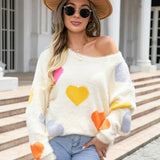Furry Love Sweater with  Heart