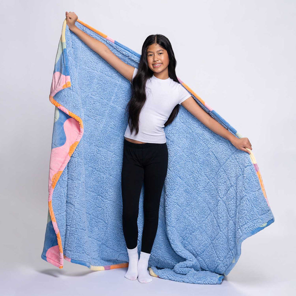 Pastel Wave Blanket