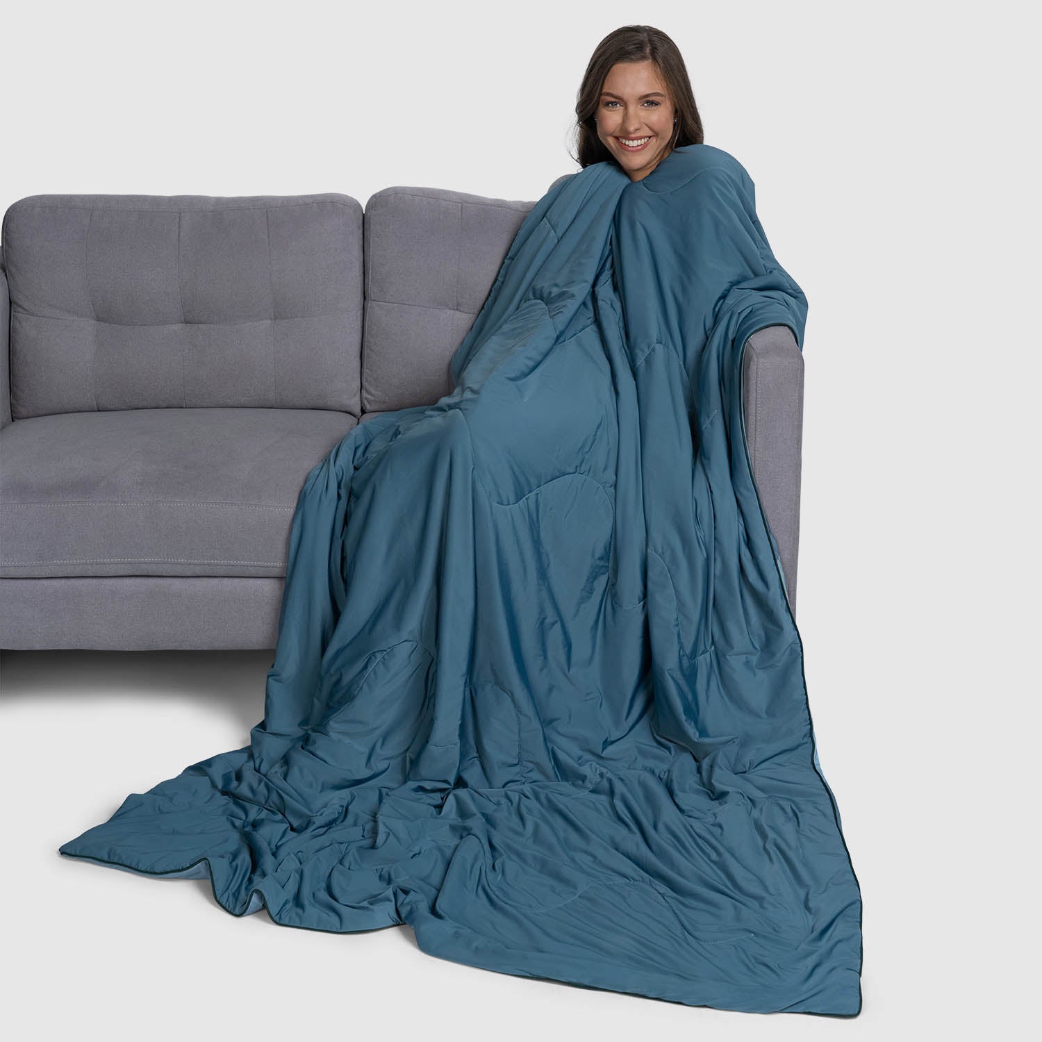 Wave Print Cooling Blanket