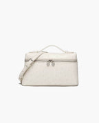 Harper Ostrich inspired Leather Vanity Bag