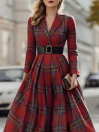 Hayden Aaliyah™ | Vintage Charm Red Dress