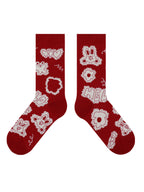 Cute Bunny Mid-Calf Socks