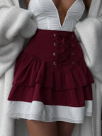 Tiered Ruffle Skirt Set