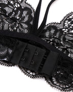 3 Piece Sets Lace Bralette, Skirt with Panty