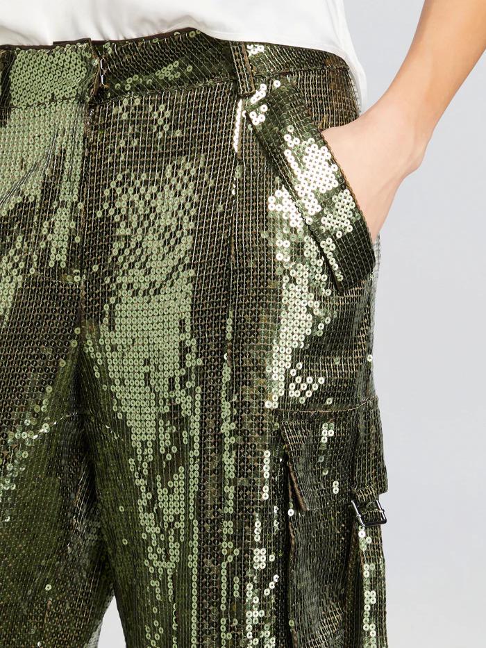 André Cargo Sequin Pant