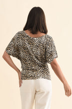 Brown Cheetah Maui Tee