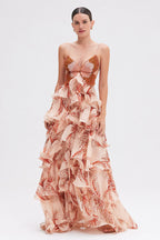 Aurelia™ Ruffle Butterfly Maxi Dress | Elegant Flow with Couture Ruffles