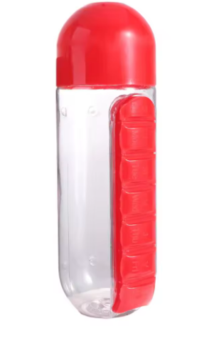 Water Bottle with Built-In Pill Organizer | HydraPill®