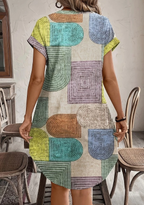 Arlette™ Boho Button Dress