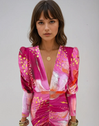 Emilia - Pink Mirage Party Dress