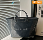 Women's Letters Print Tote Bag
