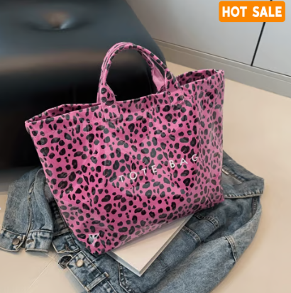 Women's Letters Print Tote Bag