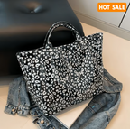 Women's Letters Print Tote Bag