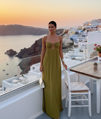 Flou Olive Morea Maxi Dress