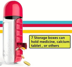 Water Bottle with Built-In Pill Organizer | HydraPill®