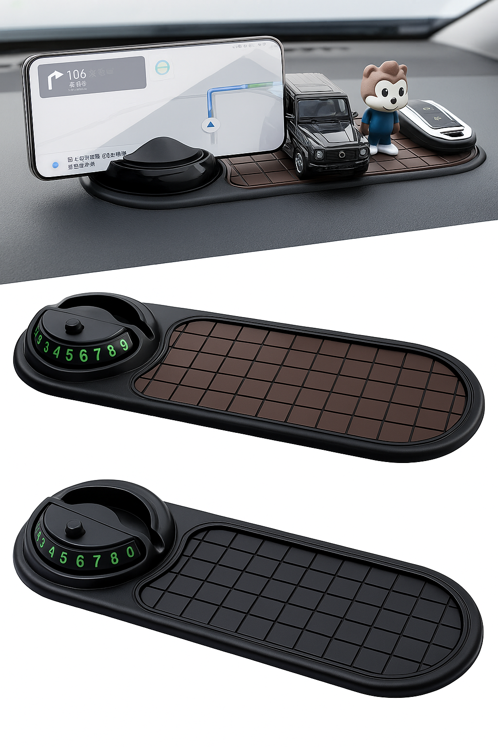 Multifunction Car Anti-Slip Mat | Total grip and convenience on your dashboard