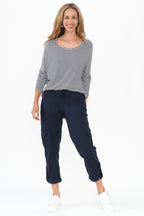 Colette Navy Cargo Pants