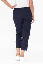Colette Navy Cargo Pants