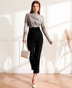 Soft Drape Long Sleeve Top