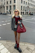 Aurelia Woven Bag  – Oversized Elegance with Practical Design